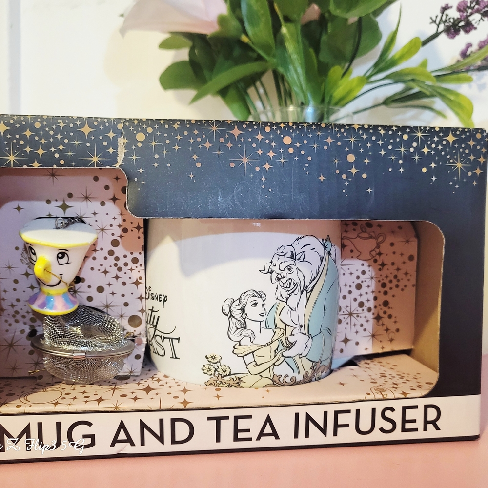 Disney Beauty and the Beast Mug and Tea Infuser Set